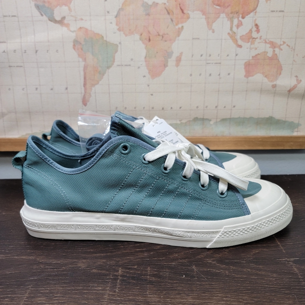 BRAND NEW Adidas Nizza 'Rf Green/ Off White Bliss' Men's Size: 12.0
